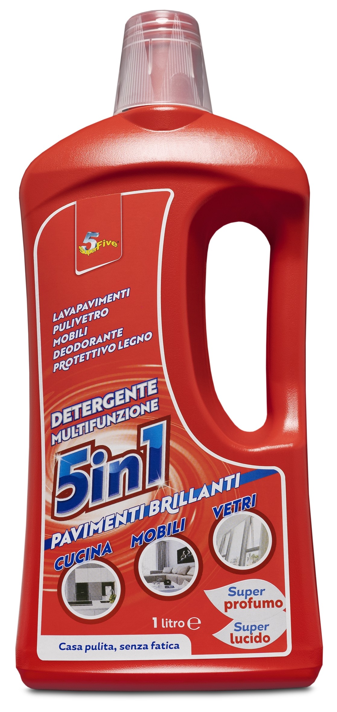 Superfive  Detergente Multi Funzione 5 in 1 - Pavimenti - Detergenti - Casa